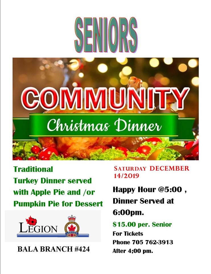 Seniors Christmas Dinner